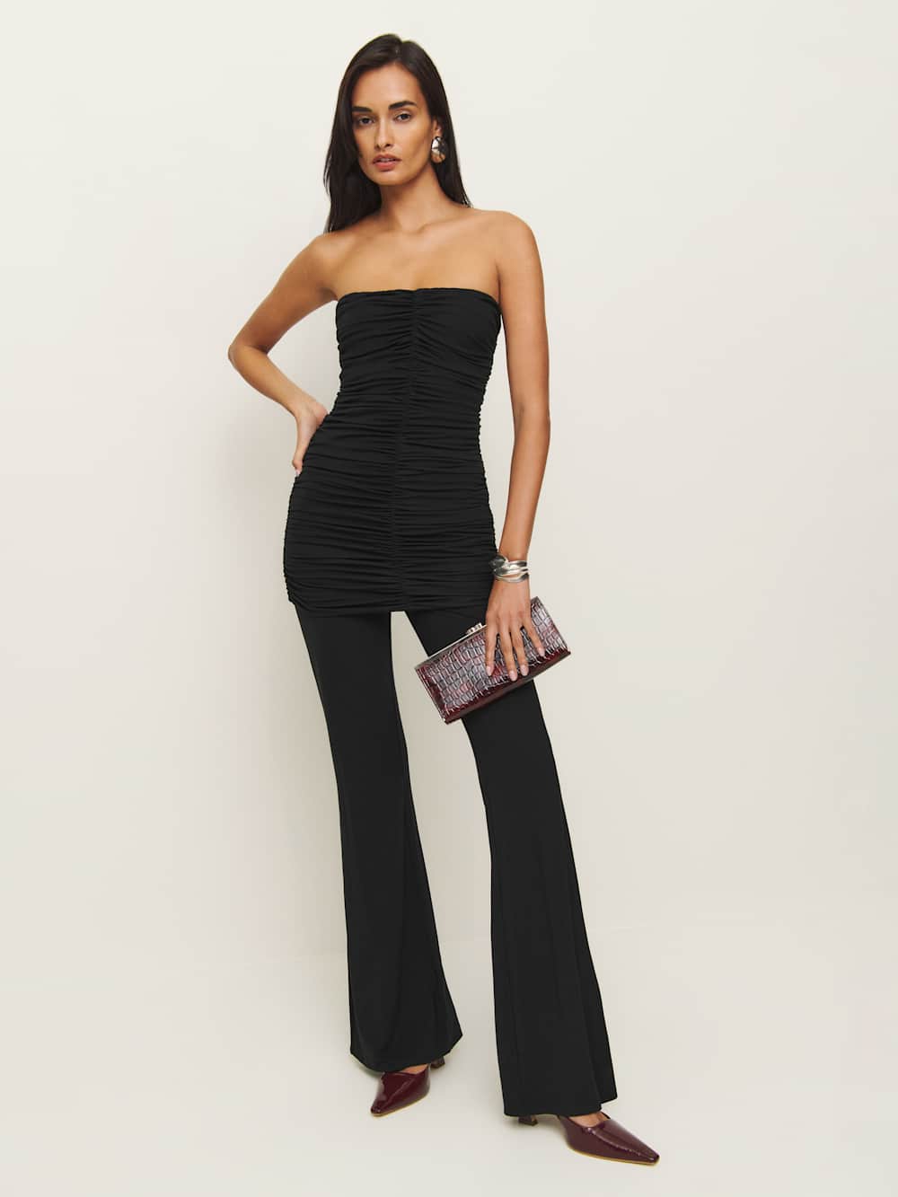 Reformation Arlo Knit Two Piece - Black