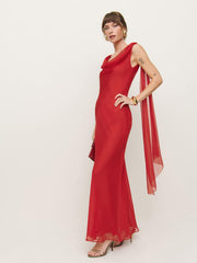 Reformation Allura Dress - Red