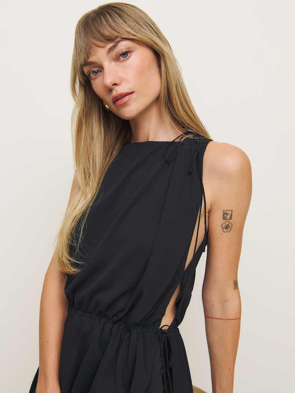 Reformation Lucelia Dress - Black