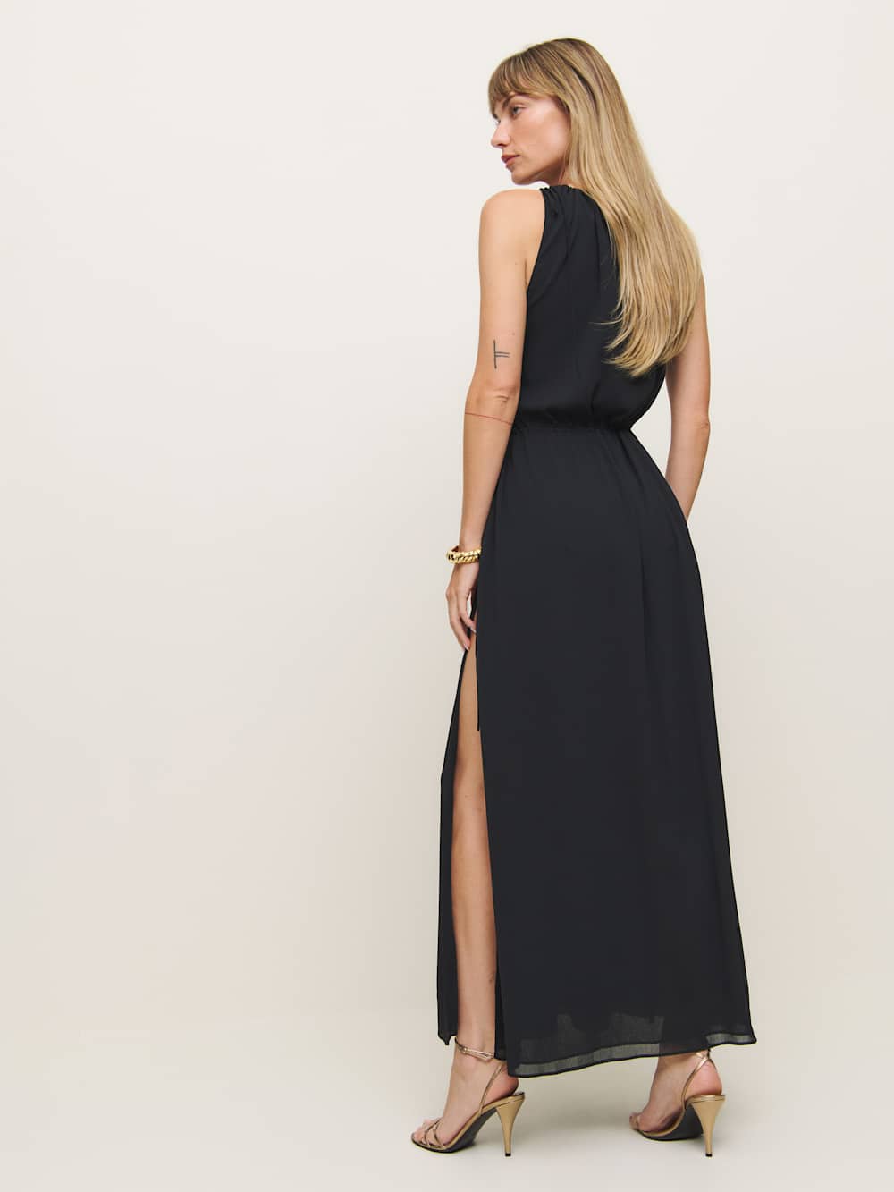 Reformation Lucelia Dress - Black