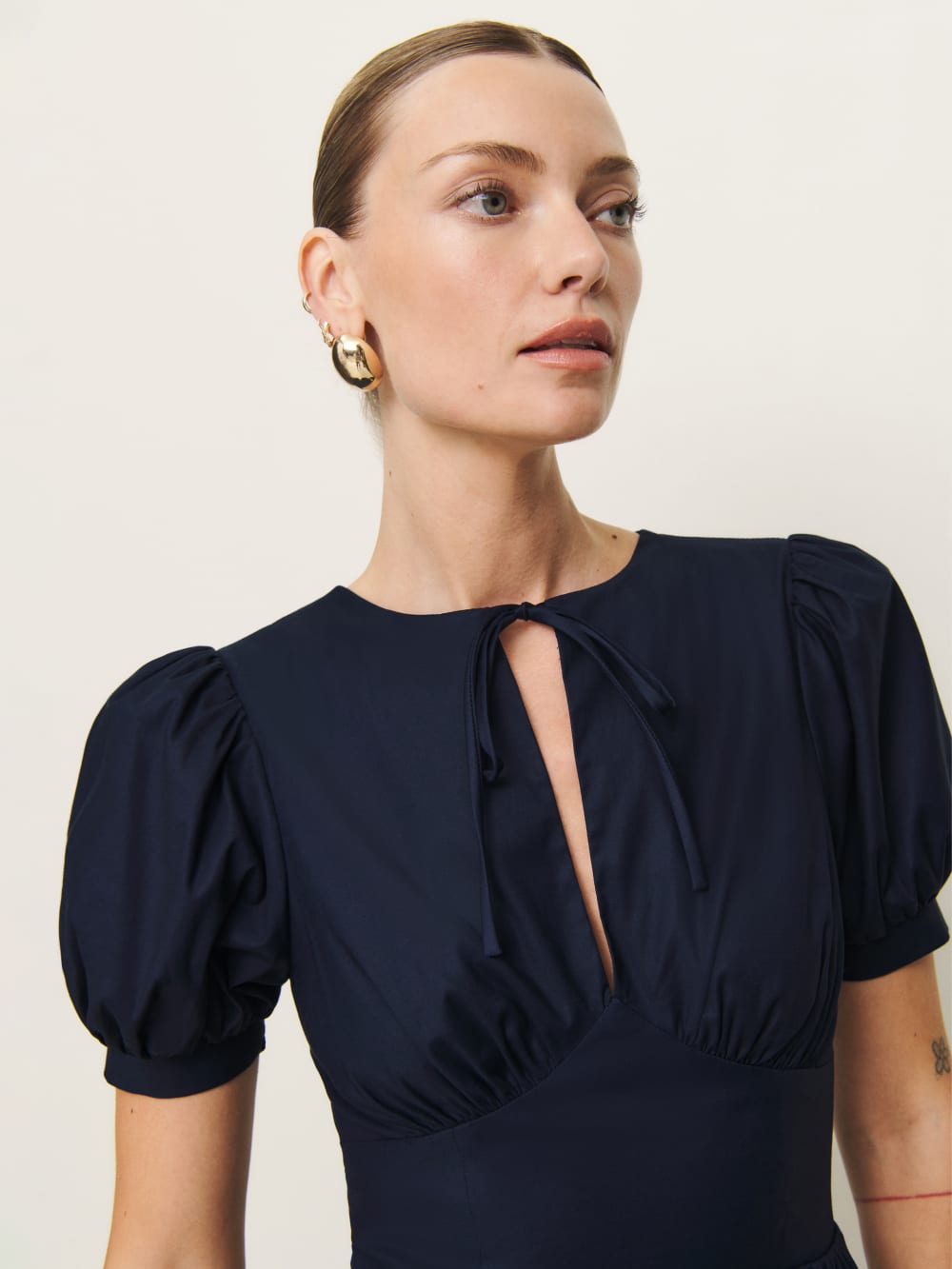 Reformation Noor Dress - Navy