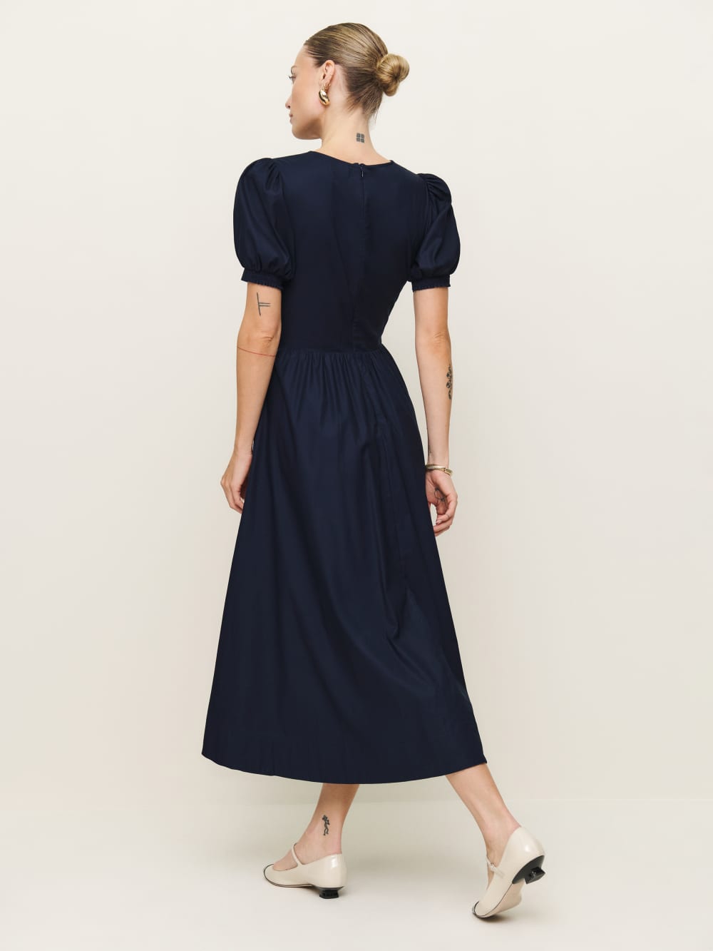 Reformation Noor Dress - Navy