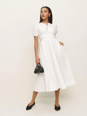 Reformation Noor Dress - White