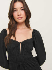 Reformation Rella Dress - Black