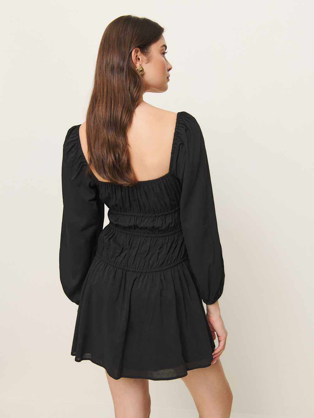 Reformation Rella Dress - Black