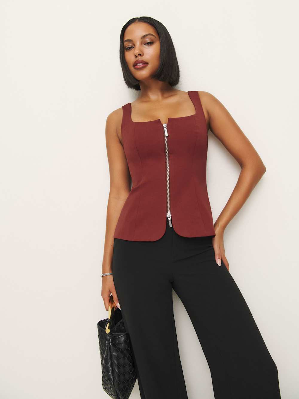 Reformation Laine Top - Chianti
