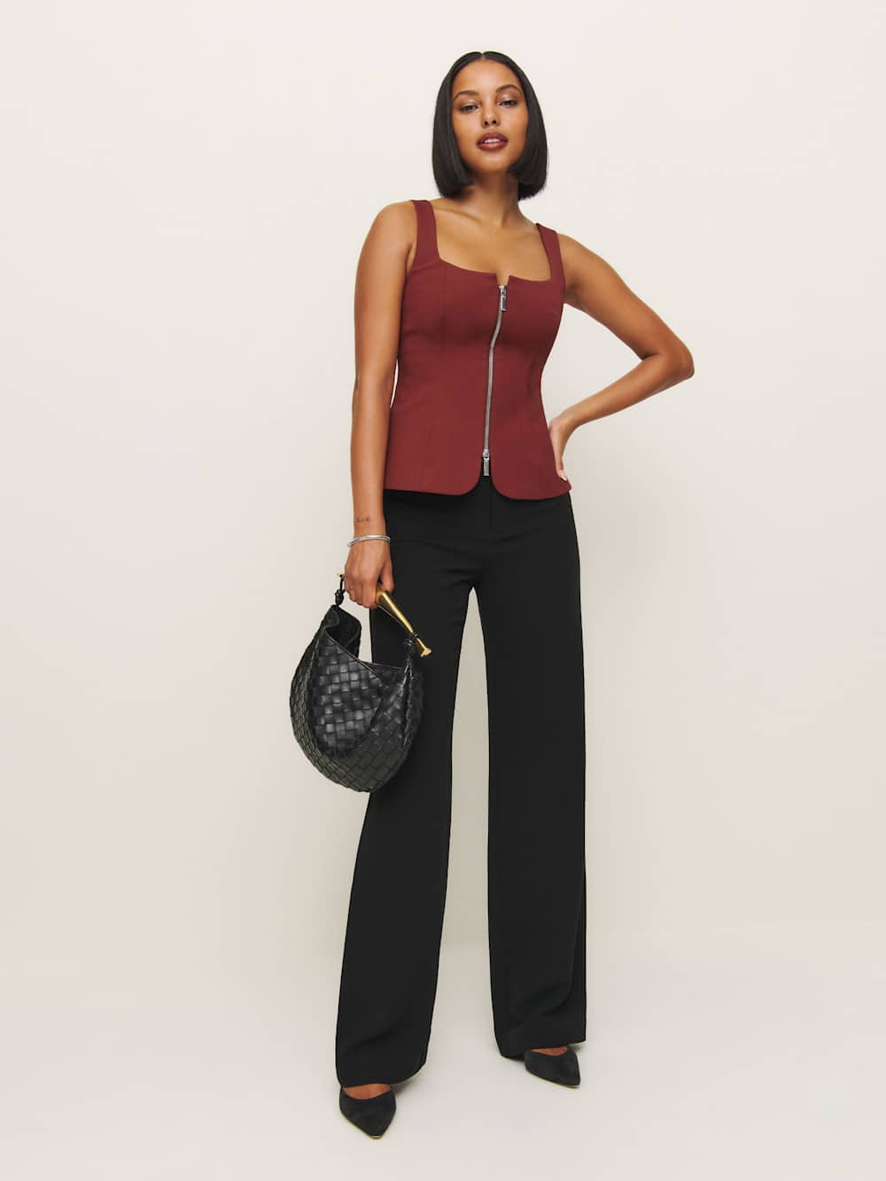 Reformation Laine Top - Chianti