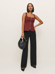 Reformation Laine Top - Chianti
