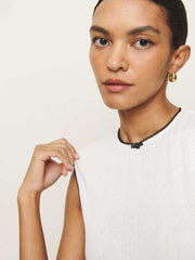 Reformation Ryland Pointelle Tank - White