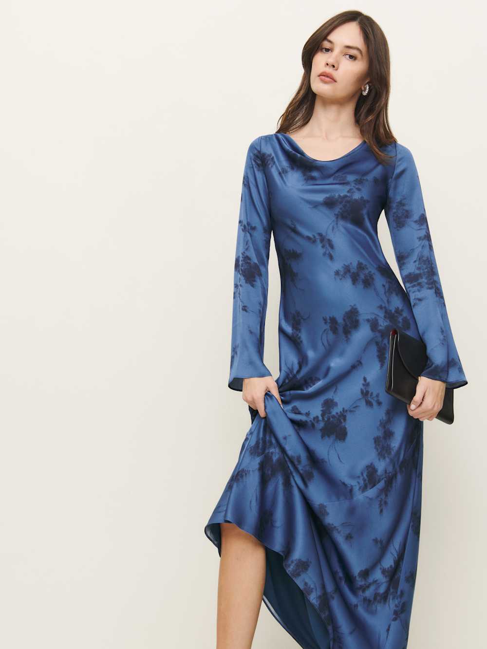 Reformation Ciana Satin Dress - Fantasy