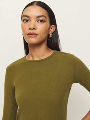 Reformation Hazel Knit Top - Pear