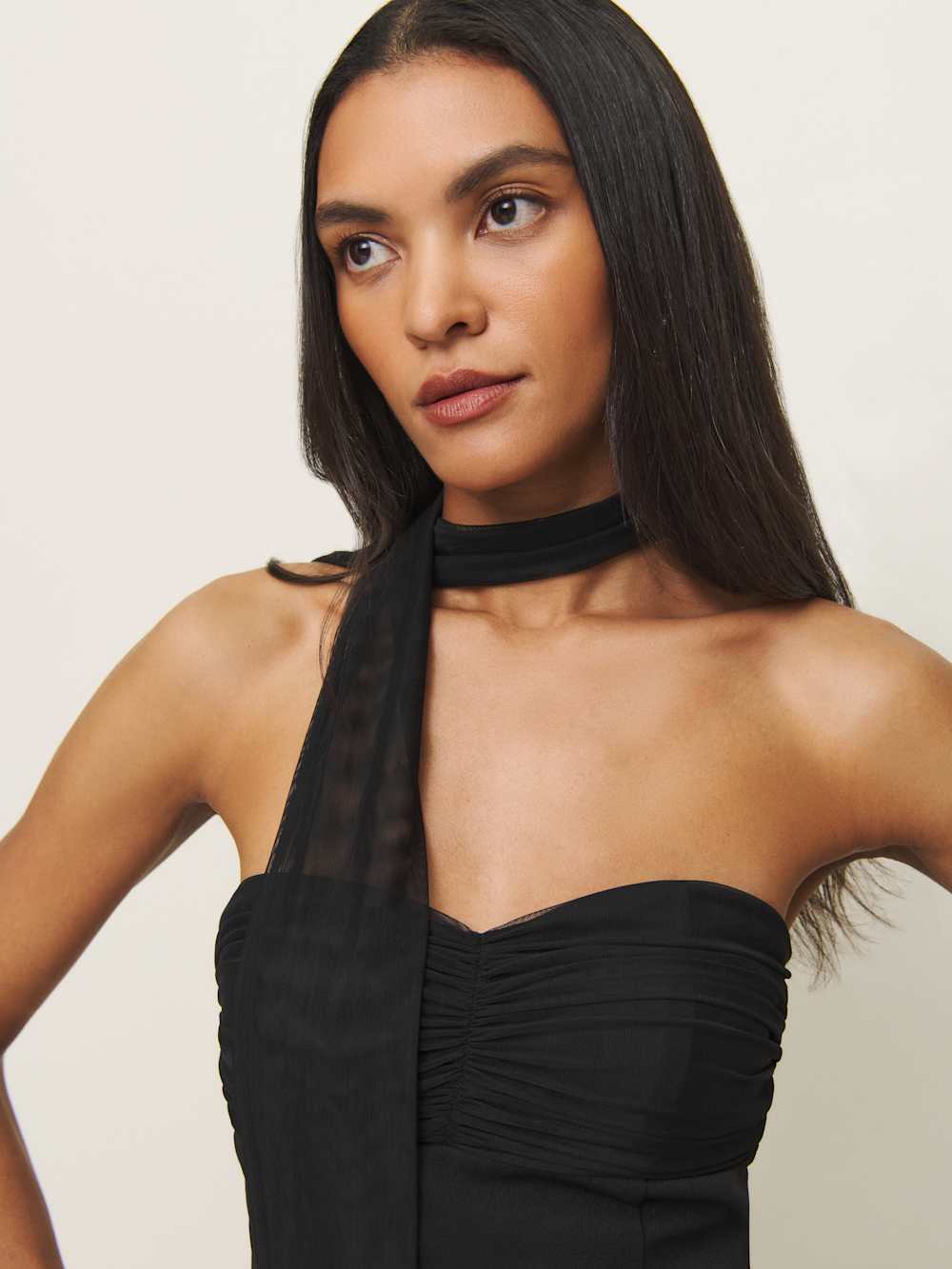 Reformation Ezra Knit Top - Black