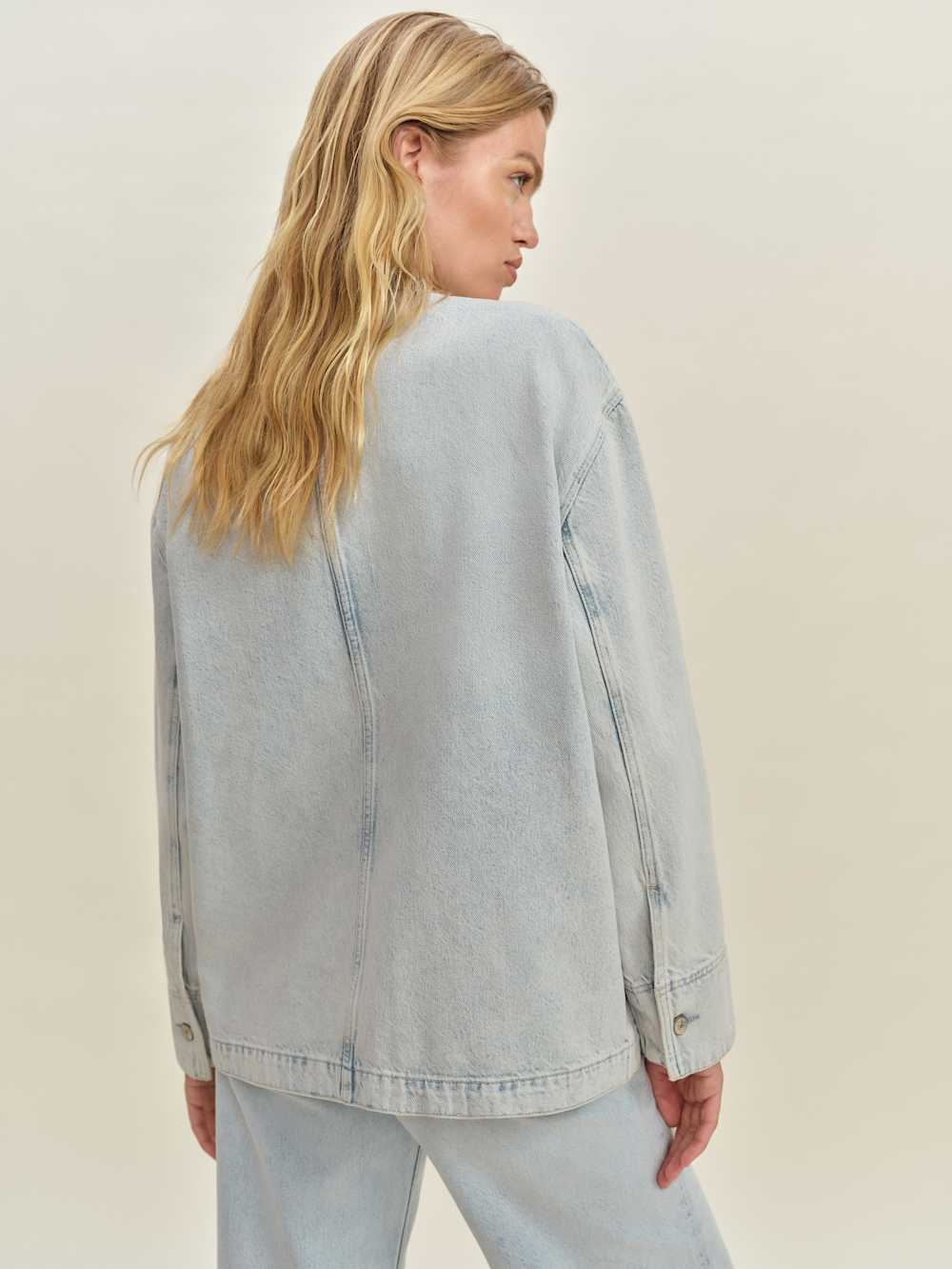 Reformation Callum Denim Chore Jacket - Shasta