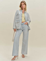 Reformation Callum Denim Chore Jacket - Shasta