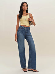 Reformation Morley V-waist Baggy Jeans - Lanier
