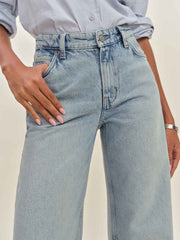 Reformation Morley V-waist Baggy Jeans - Burnett