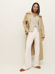 Reformation Linden Cotton Sweater Vest - Coyote