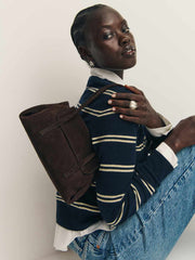 Reformation Small Caterina Top Handle - Boss Suede