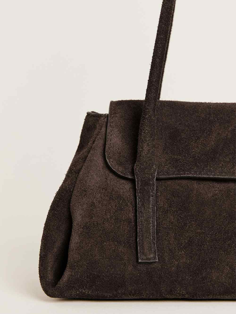 Reformation Small Caterina Top Handle - Boss Suede