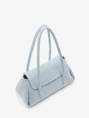 Reformation Small Caterina Top Handle - Mist Suede