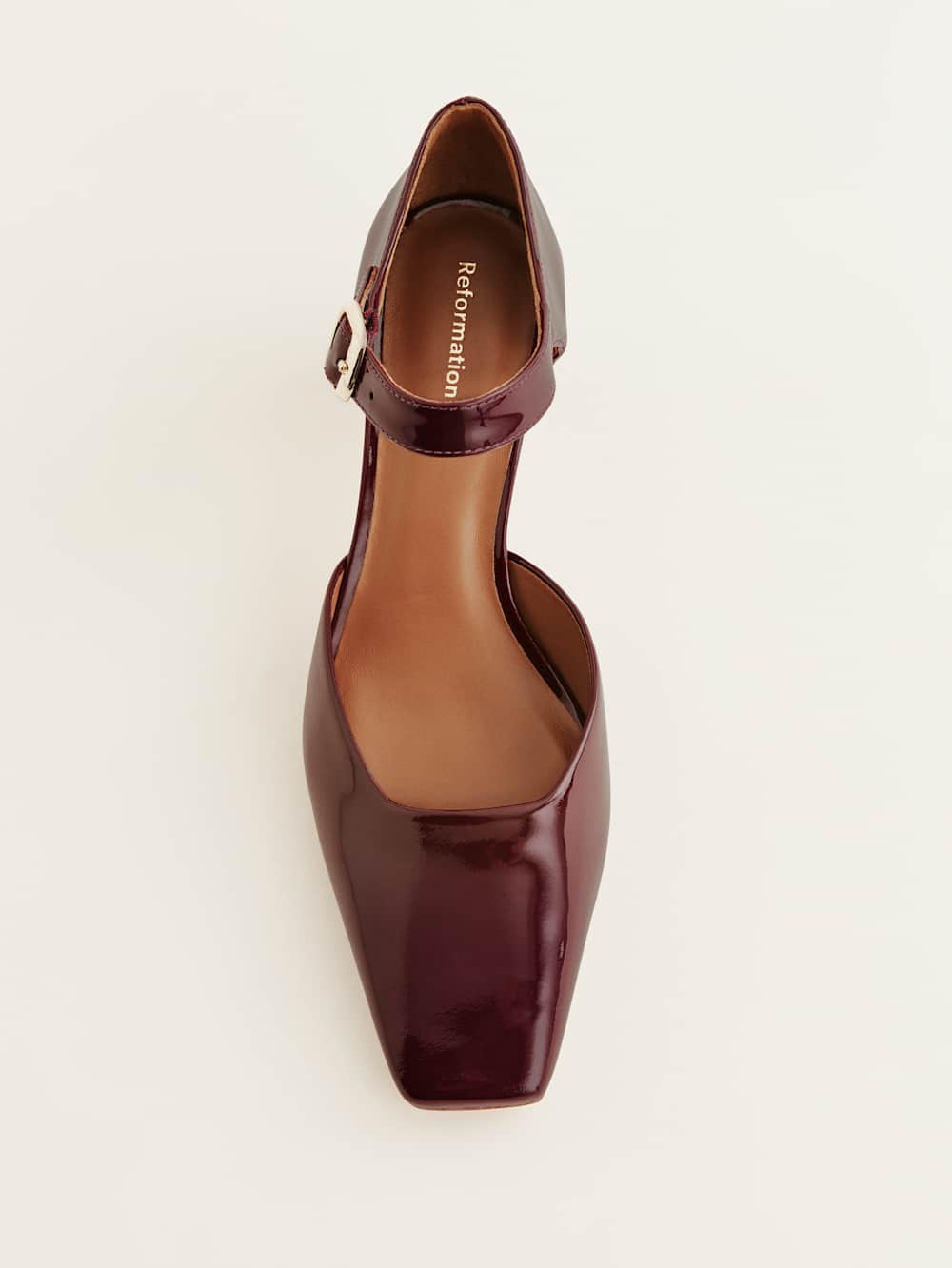 Reformation Denise Pump - Wine Patent