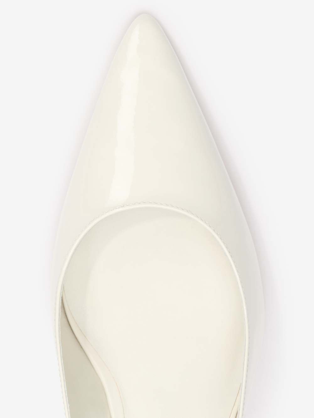 Reformation Wrenley Heeled Slingback - White Patent