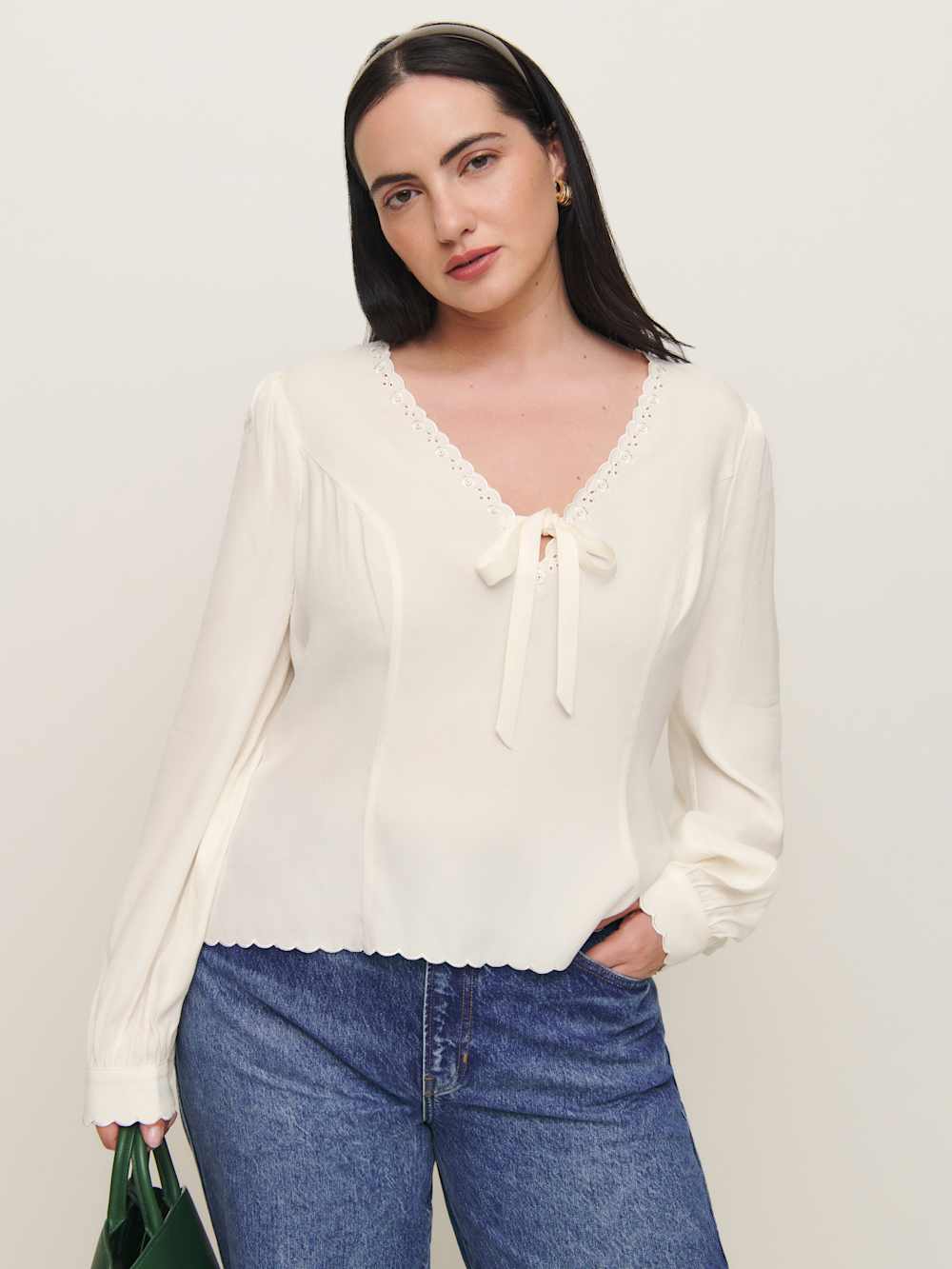 Reformation Vivia Top Es - Gossamer