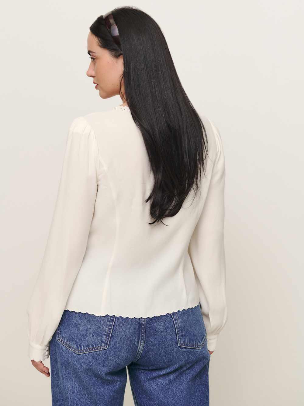 Reformation Vivia Top Es - Gossamer