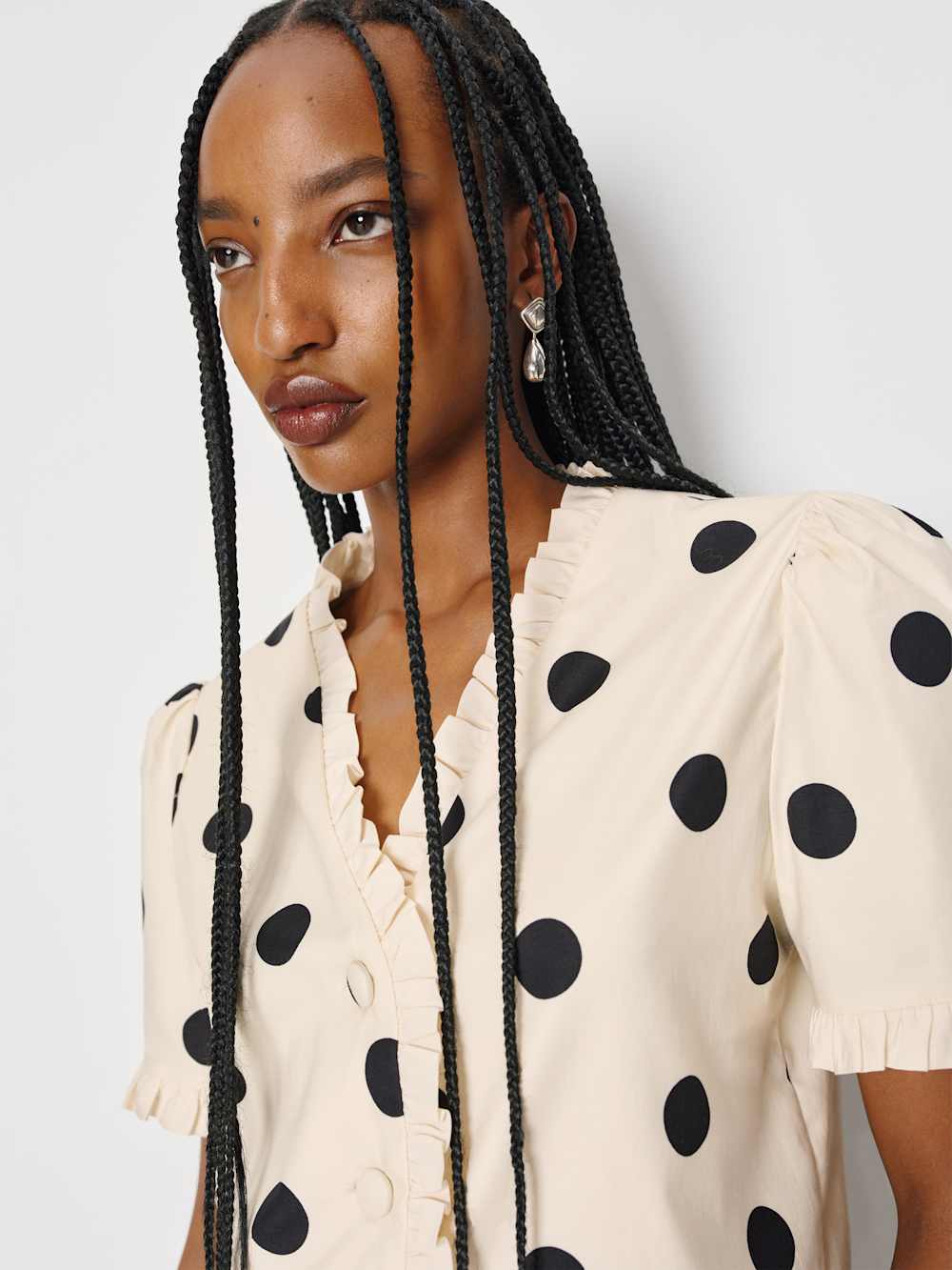 Reformation Bess Top - Pluto Dot