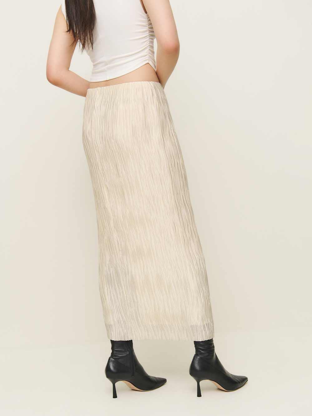 Reformation Apolline Skirt - Ivory
