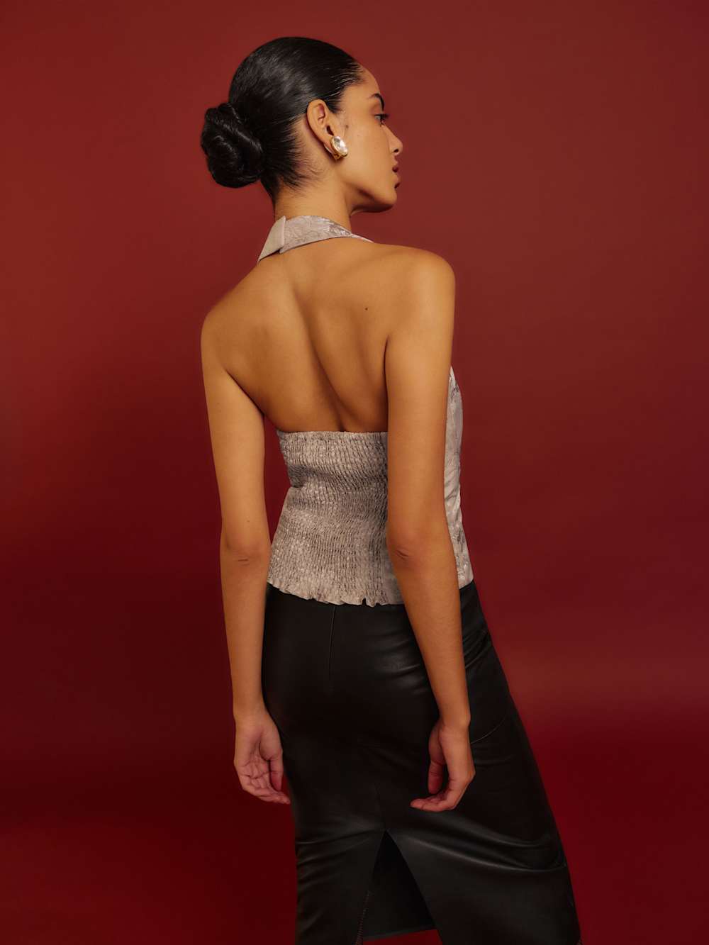 Reformation Astrid Top - Champagne