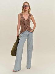 Reformation Paulette Top - Mink