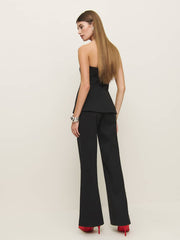 Reformation Pears Knit Two Piece - Black