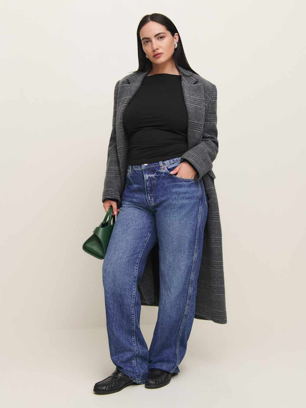 Reformation Wiley Knit Top Es - Black