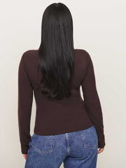Reformation Wiley Knit Top Es - Mole