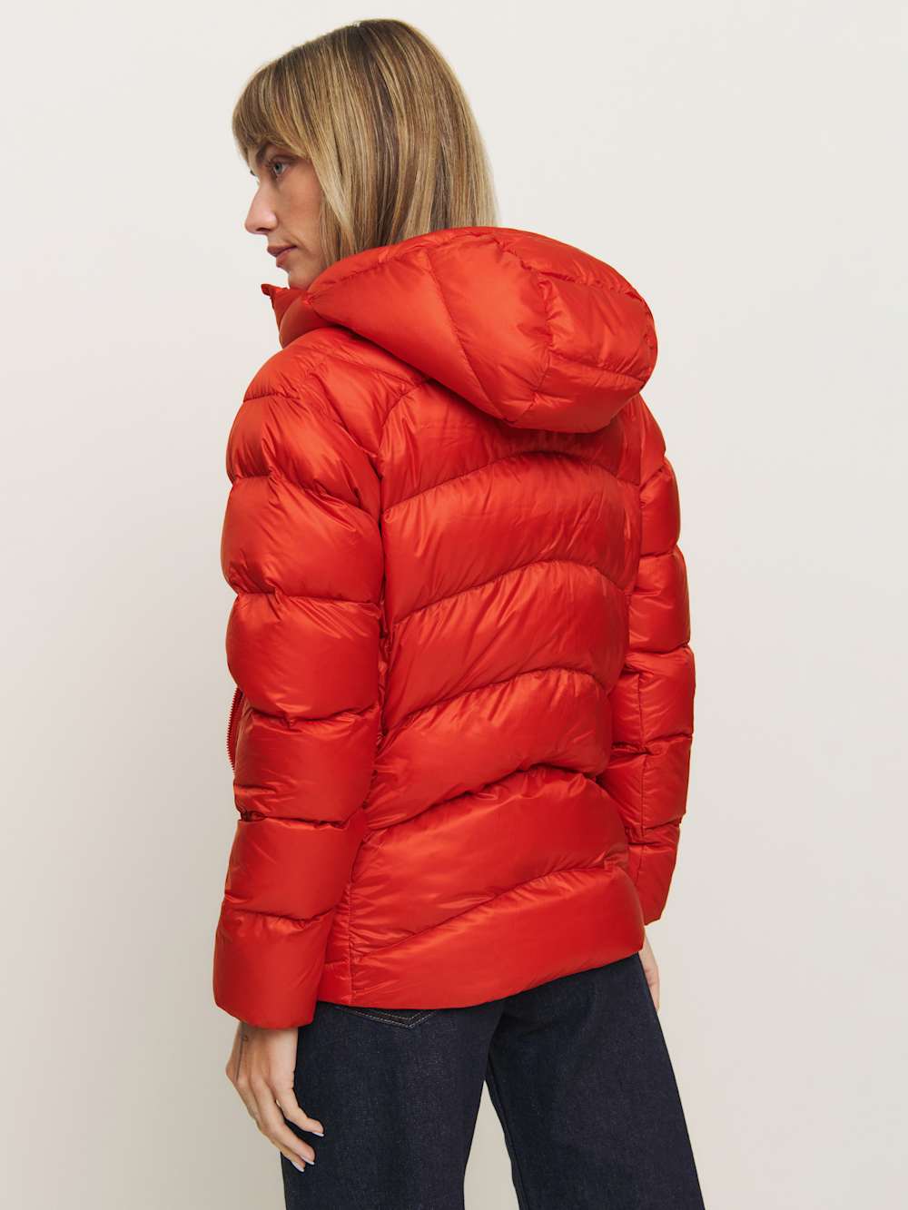 Reformation Patagonia W's Fitz Roy Down Hoody - Madder Red