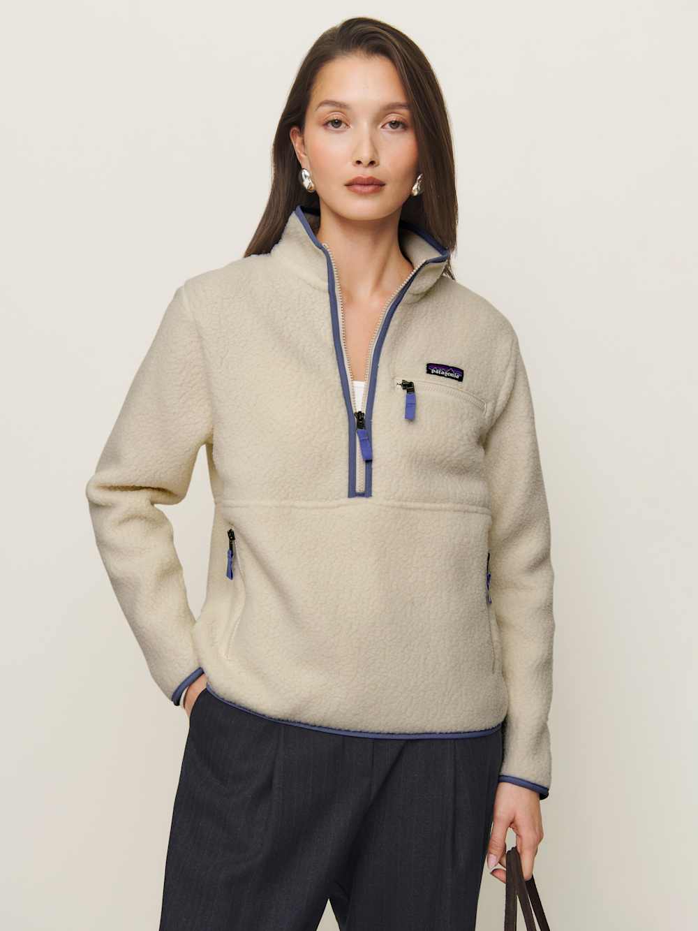 Reformation Patagonia W's Retro Pile Marsupial - Natural