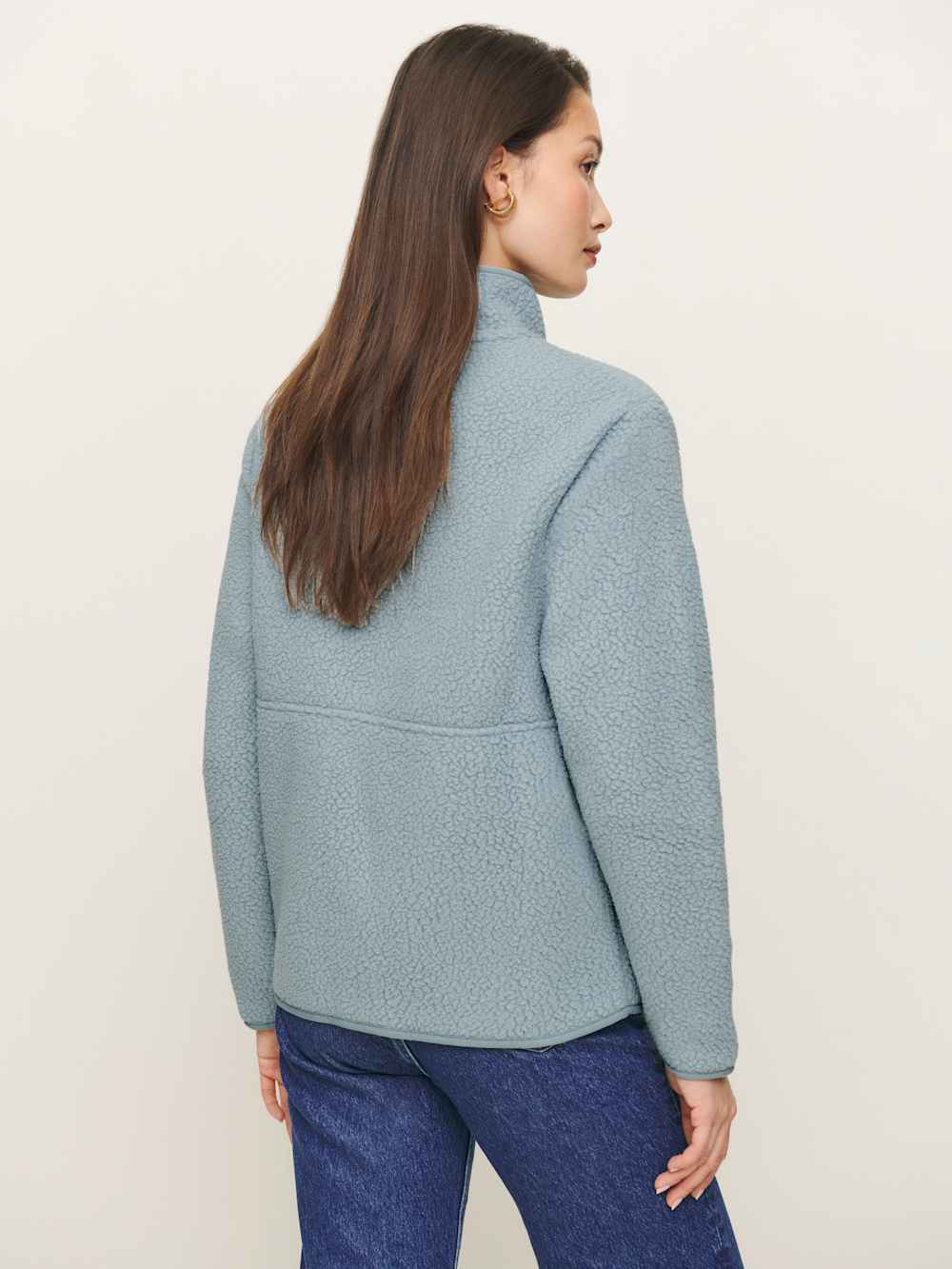 Reformation Patagonia W's Retro Pile Marsupial - Thermal Blue