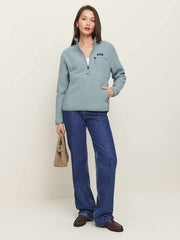 Reformation Patagonia W's Retro Pile Marsupial - Thermal Blue