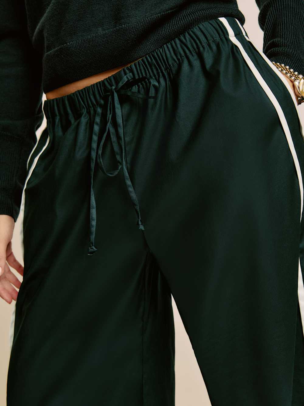 Reformation Julien Poplin Pant - Forest