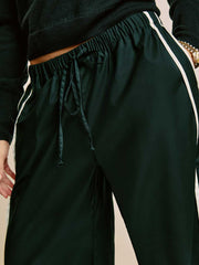 Reformation Julien Poplin Pant - Forest