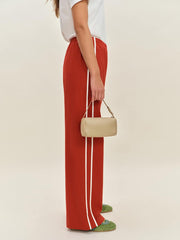Reformation Julien Poplin Pant - Sundried Tomato