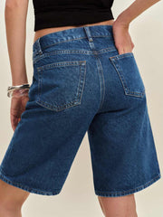 Reformation Finley Low Rise 11" Baggy Jorts - Cleary