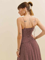 Reformation Pixie Top - Choco Dot