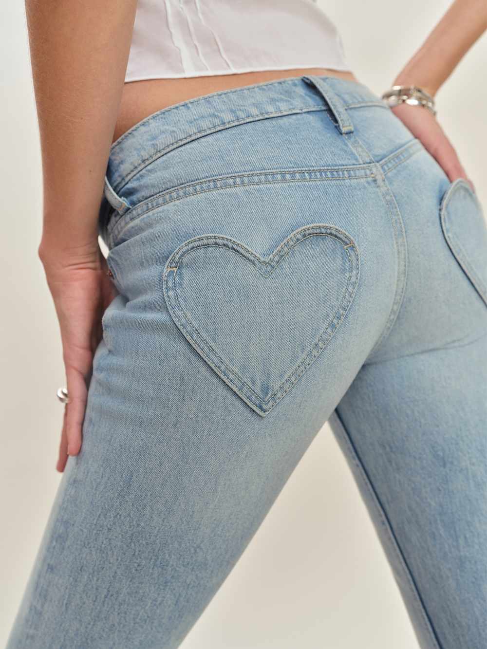 Reformation Kenny Low Rise Bootcut Jeans - Arroyo
