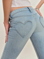 Reformation Kenny Low Rise Bootcut Jeans - Arroyo