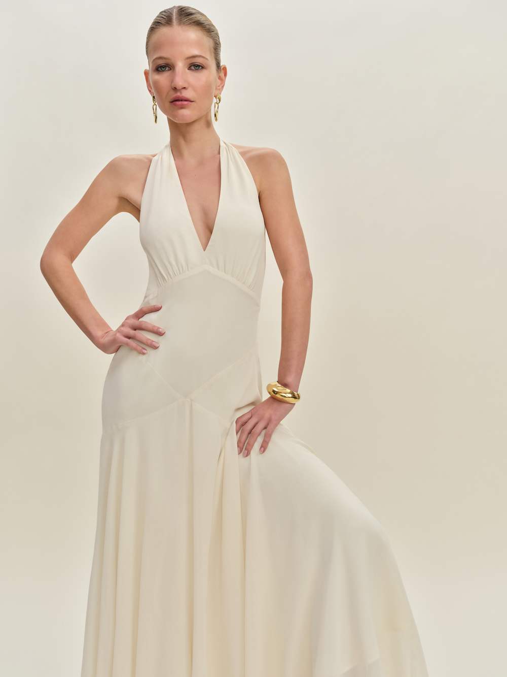 Reformation Briony Dress - Fior Di Latte