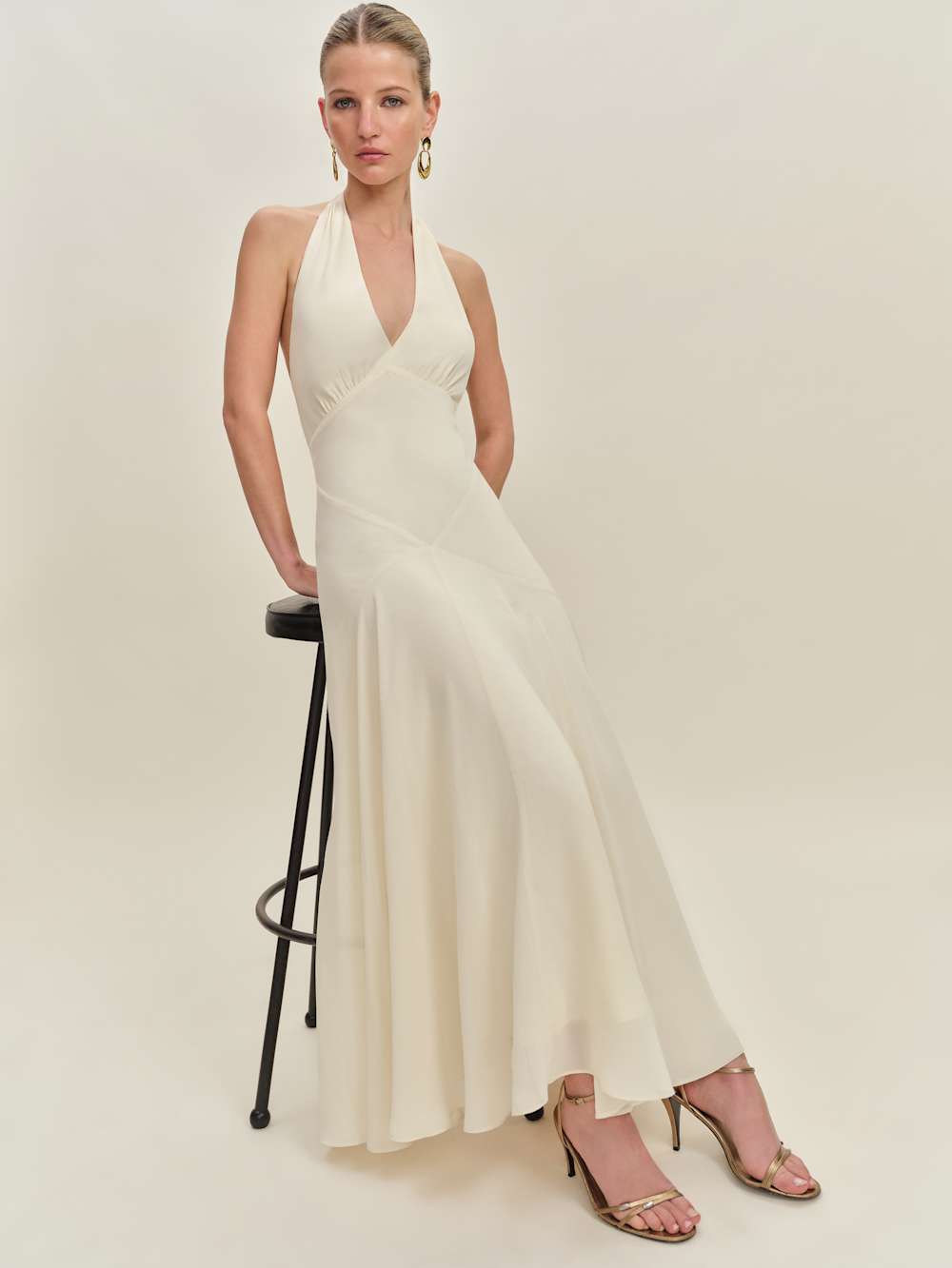 Reformation Briony Dress - Fior Di Latte