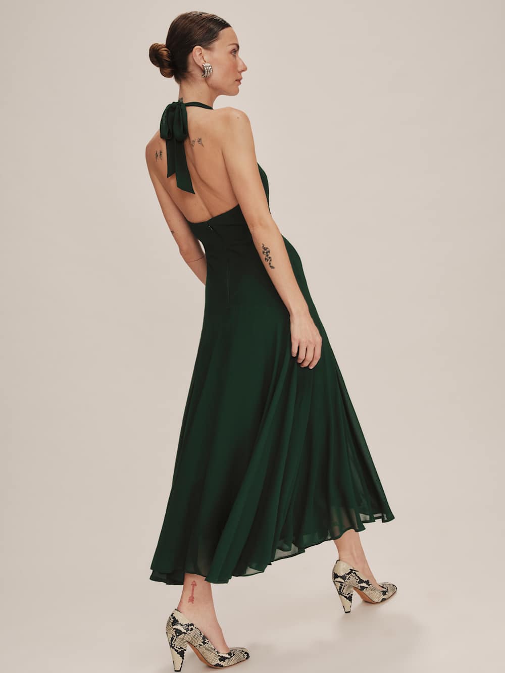 Reformation Briony Dress - Forest