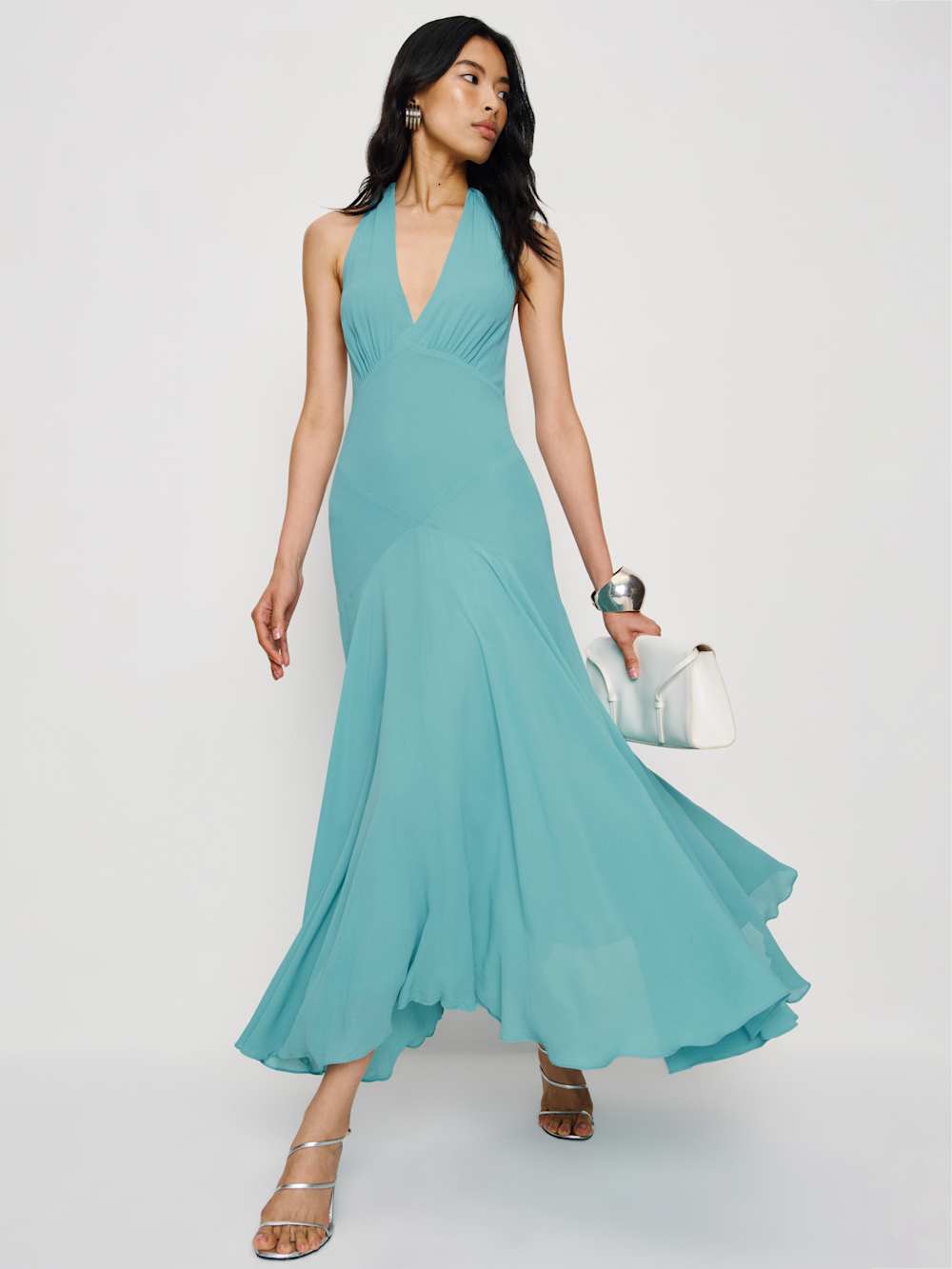 Reformation Briony Dress - Fountain